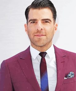 Actor Zachary Quinto Paint By Number