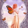 Aesthetic Angel With Butterflies Paint By Number