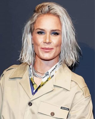 Aesthetic Ashlyn Harris Footballer Paint By Number