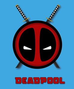 Aesthetic Deadpool Logo Paint By Number