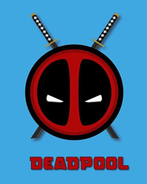 Aesthetic Deadpool Logo Paint By Number