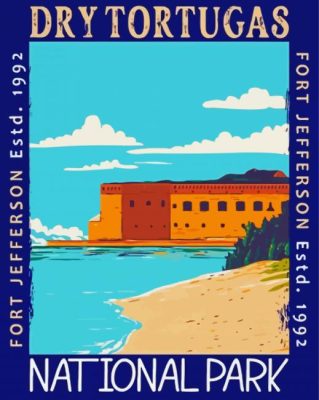 Aesthetic Fort Jefferson Paint By Number