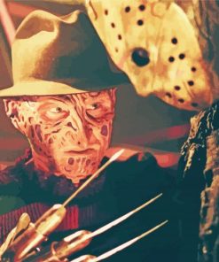 Aesthetic Freddy Vs Jason Paint By Number