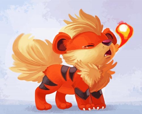 Aesthetic Growlithe Paint By Number