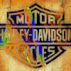 Aesthetic Harley Davidson Logo Art Paint By Number