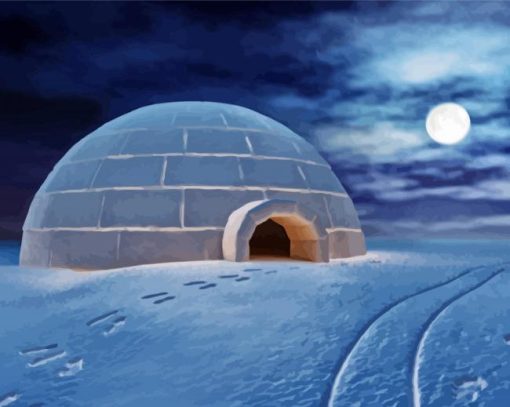 Aesthetic Igloo Paint By Number