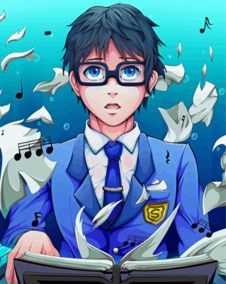 Aesthetic Kousei Arima Paint By Number