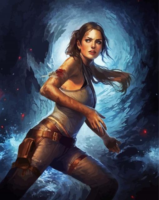 Aesthetic Lara Croft Paint By Number