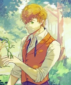 Aesthetic Newt Scamander Paint By Number