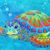 Aesthetic Pop Art Turtle Paint By Number