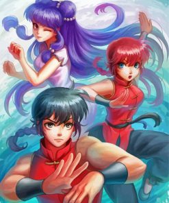 Aesthetic Ranma Paint By Number
