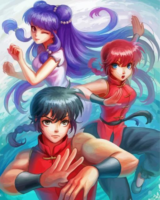 Aesthetic Ranma Paint By Number