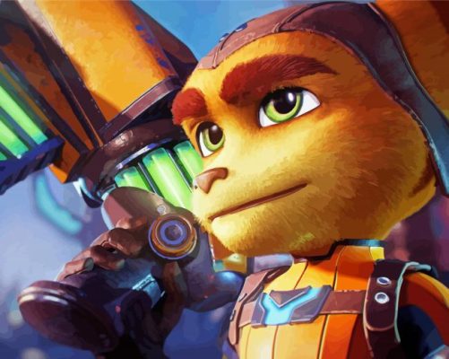 Aesthetic Ratchet And Clank Paint By Number