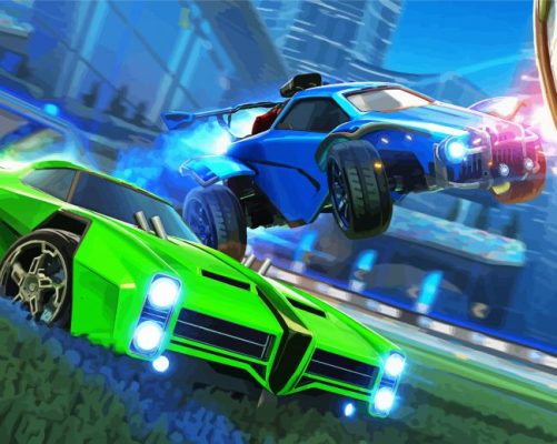 Aesthetic Rocket league Game Paint By Number