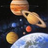 Aesthetic Space And Planets Paint By Number
