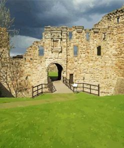 Aesthetic St Andrews Castle Paint By Number
