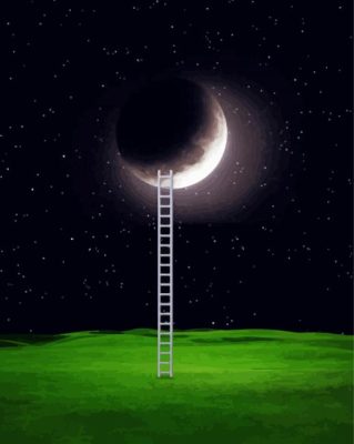 Aesthetic Stairway To Moon Paint By Number