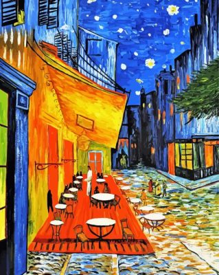 Aesthetic Van Gogh Cafe Paint By Number