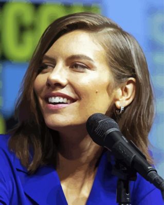 Aesthetic Actress Lauren Cohan Paint By Number