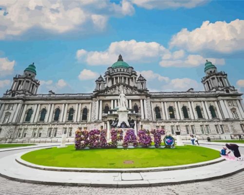 Aesthetic Belfast City Hall Paint By Number