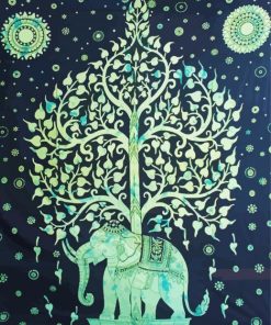 Aesthetic Elephant Tree Of Life Paint By Number