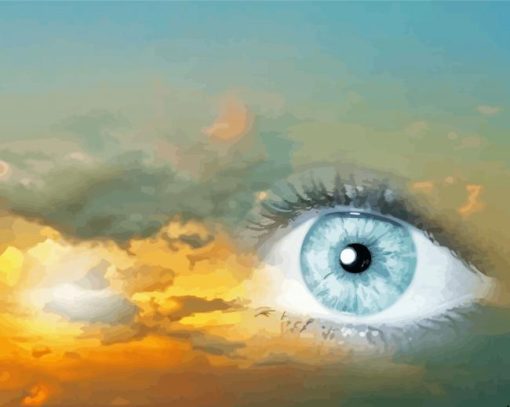 Aesthetic Eye Sky Paint By Number
