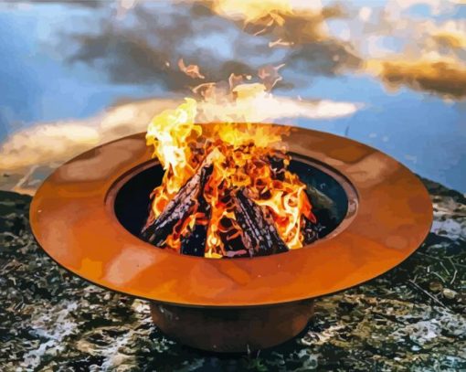 Aesthetic Fire Pit Paint By Number