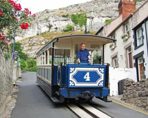 Aesthetic Great Orme Tramway Paint By Number