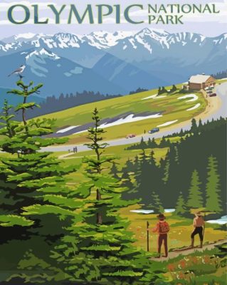 Aesthetic Hurricane Ridge Paint By Number