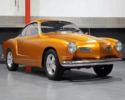 Aesthetic Karmann Ghia Car Paint By Number