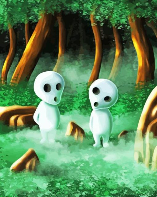 Aesthetic Kodama Paint By Number