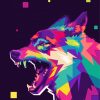 Aesthetic Wolf Pop Art Paint By Number
