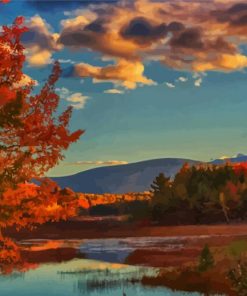 Autumn New England Paint By Number