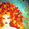 Autumn Woman Paint By Number