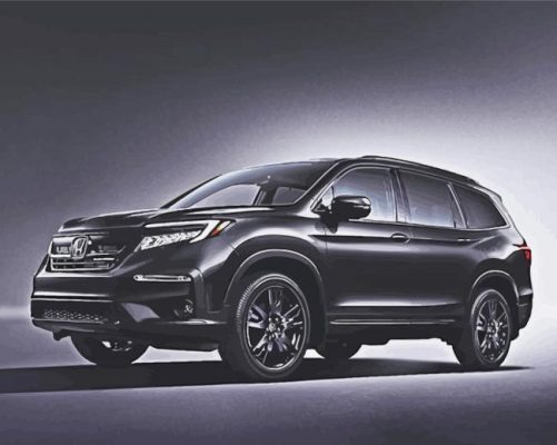 Black Honda Pilot Paint By Number