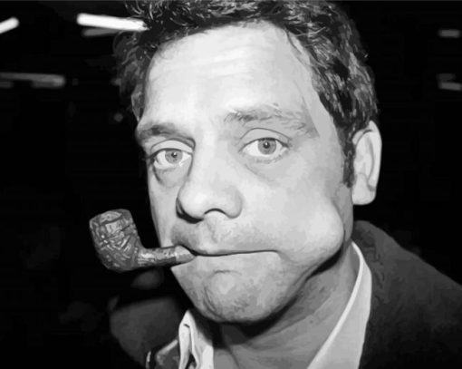 Black And White David Jason Paint By Number