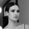 Black And White Lea Michele Paint By Number