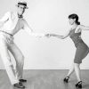 Black And White Swing Dancers Paint By Number