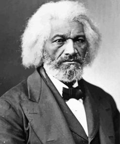 Black And White Frederick Douglass Paint By Number