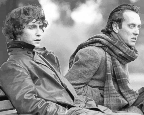 Black And White Withnail And I Characters Paint By Number