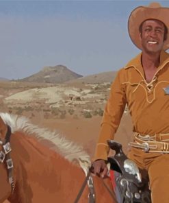 Blazing Saddles Bart Paint By Number