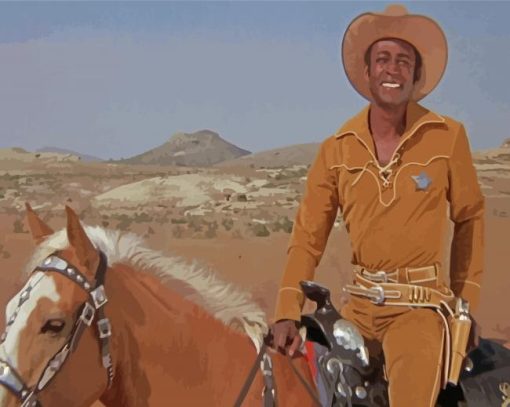 Blazing Saddles Bart Paint By Number