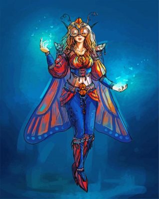 Butterfly Fairy Queen Paint By Number