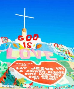 Colorful Salvation Mountain Paint By Number