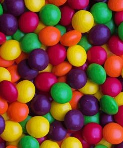 Colorful Candy Skittles Paint By Number