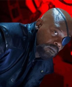 Cool Nick Fury Paint By Number