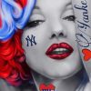 Cool Tattooed Marilyn Monroe Paint By Number