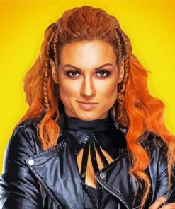 Cool Becky Lynch Paint By Number