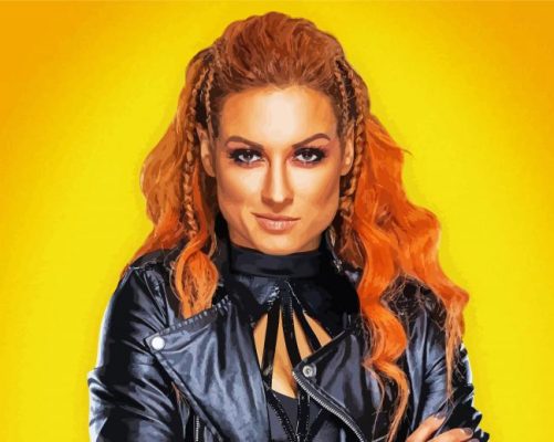 Cool Becky Lynch Paint By Number