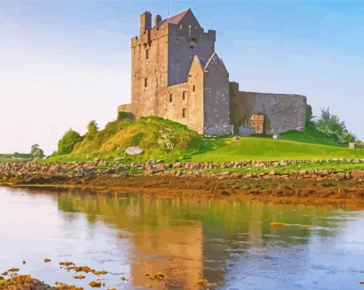 Dungaire Castle Ireland Paint By Number